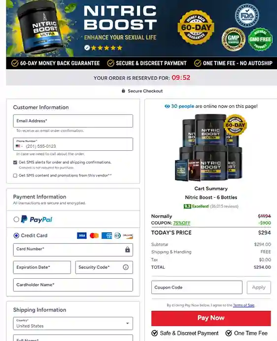 Nitric Boost Nitric Boost Order Page